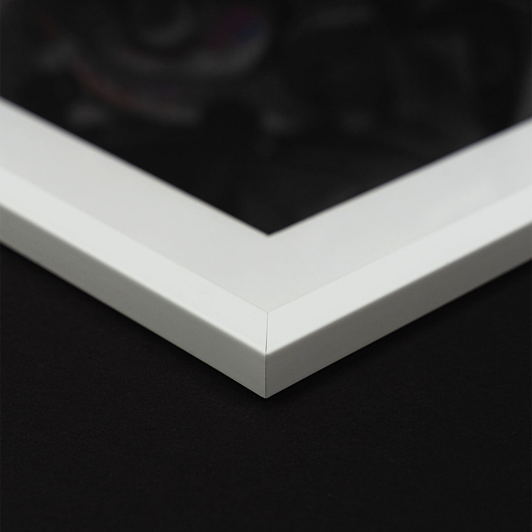 Cornice bianca opaca (35cmx35cm)
