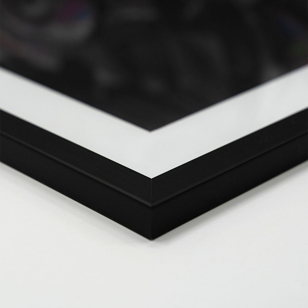 Cornice nera opaca (72cmx92cm)