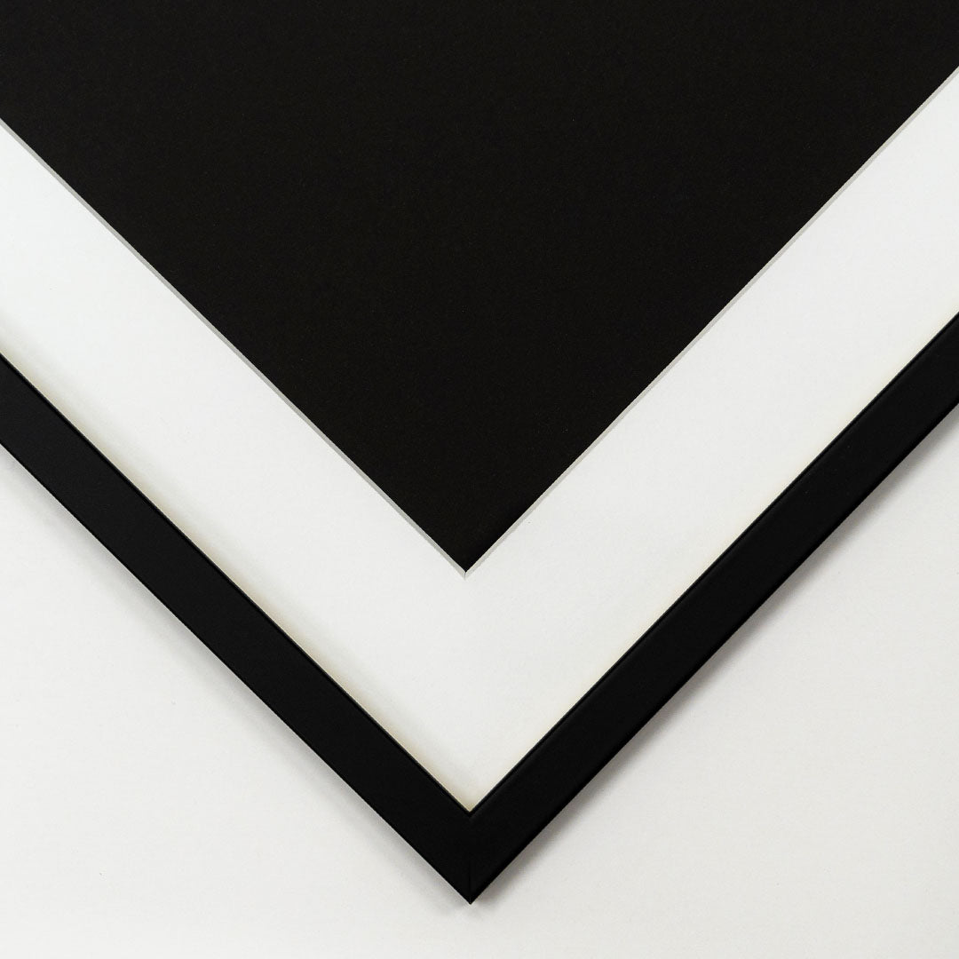 Cornice nera opaca (35cmx35cm)