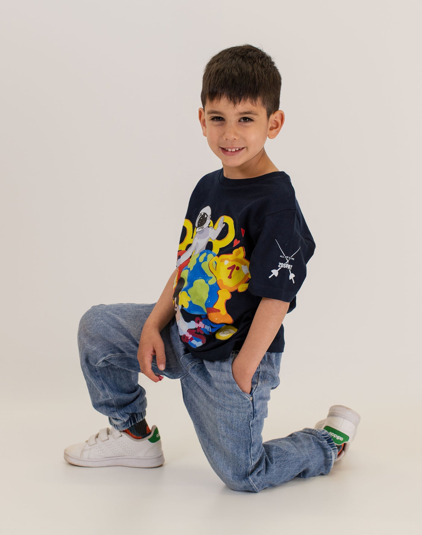 T-shirt Blue (Kids) - All We All We x ZD Sport
